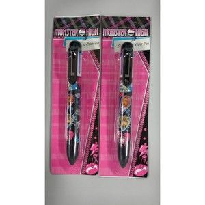 Monster High Clawsome 6 Color Pen Lot (2)